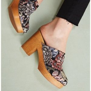 Charlotte Stone Anthropologie Tapestry Marlo Clogs